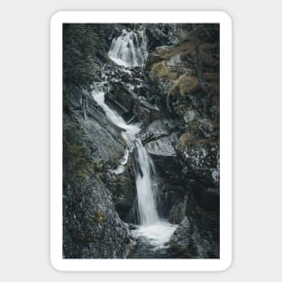 'Lower Falls of Bruar', near Pitlochry. Sticker